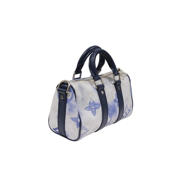 Louis Vuitton Keepall Bandouliere XS Duffle Bag Blue Watercolor M45761 - Picture 5 of 16